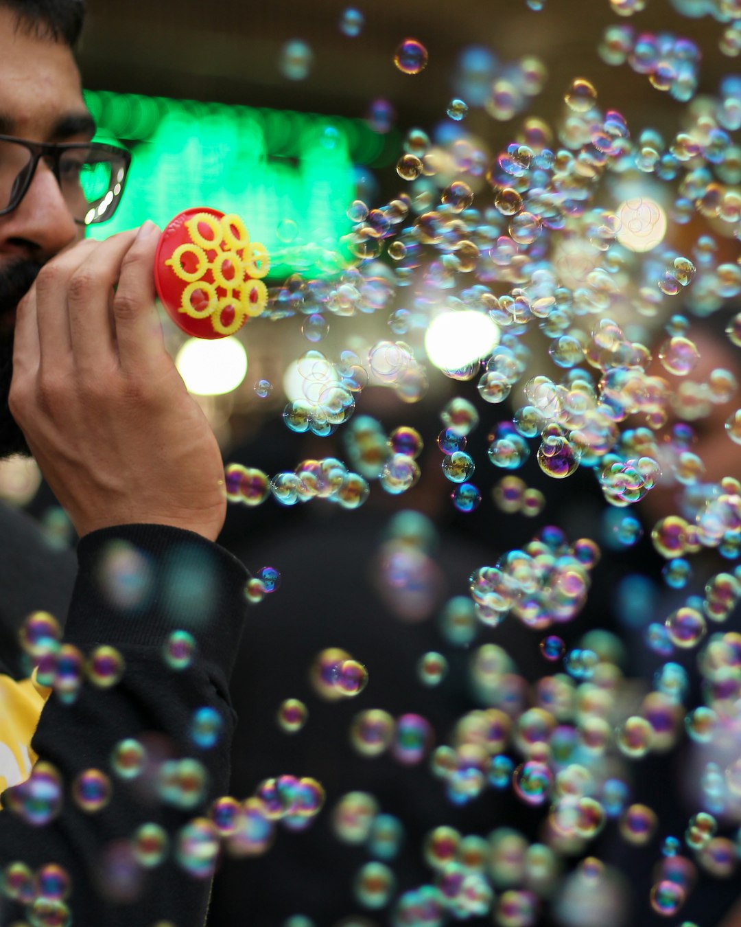 Games for Personal Growth by Gamification Hub man blowing bubbles